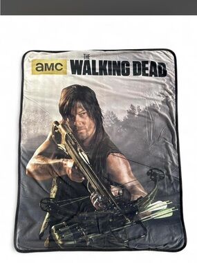 AMC The Walking Dead Daryl Dixon Graphic Throw Blanket - 56.5 x 44.5 inches